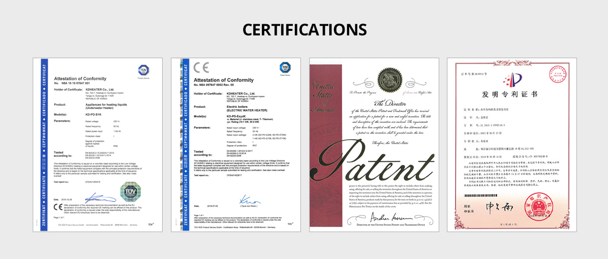 Certifications